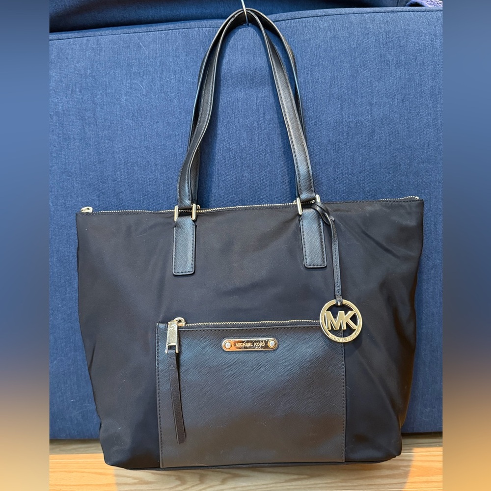 Michael Kors Black Nylon Tote